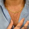 collana uomo donna in oro giallo 18kt per battesimo o semplicemente per riicordare un momento importante.