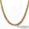 Collana maglia occhio di pernice in oro giallo 18kt maglia piena massiccia,disponibile o ordinabile in vari pesi e misure. Confezione regalo e certificato di garanzia.