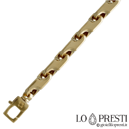 collana uomo vistosa oro giallo 18 kt tendenza moda