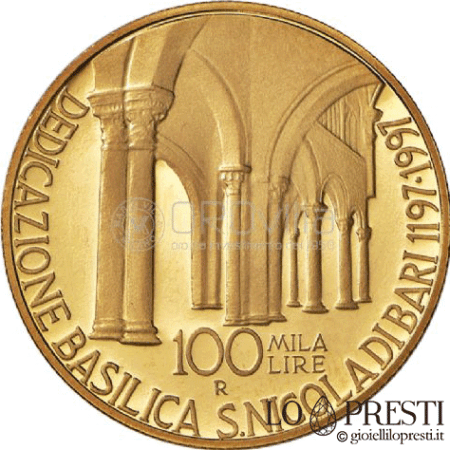 100mila Lire - Basilica di San Nicola di Bari g.15