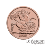 Mezza Sterlina d'Oro Carlo III 2025