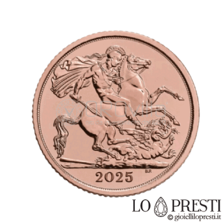 Mezza Sterlina d'Oro Carlo III 2025